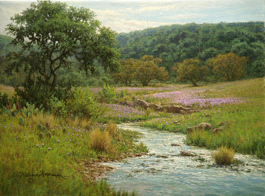 541x400 Realistic Oil Paintings For Sale By William Hagerman - Realistic Landscape Painting