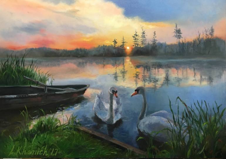 Realistic Landscape Painting at PaintingValley.com | Explore collection ...