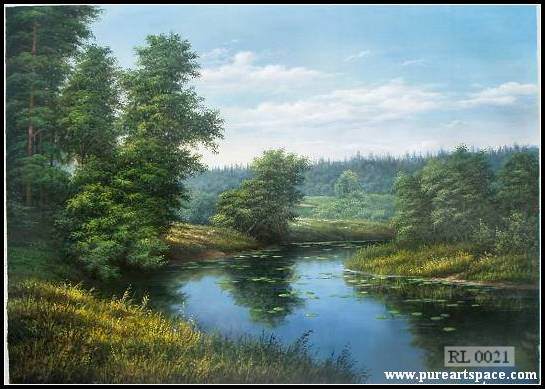 545x389 Realistic Landscape,shangshui Landscape,chinese Oil Paiting - Realistic Landscape Painting