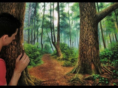 480x360 Hyper Realistic Painting - Realistic Landscape Painting