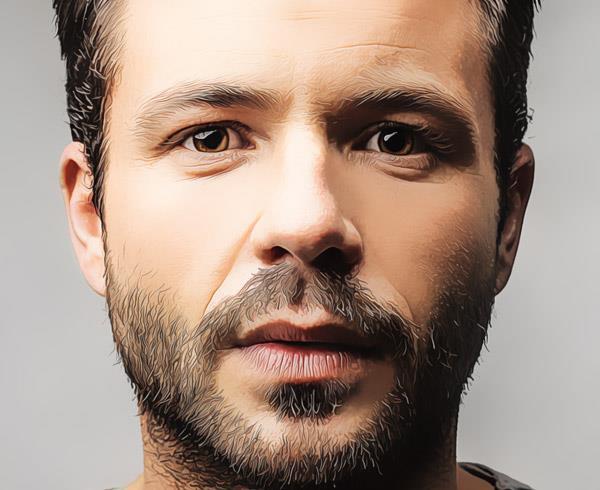 600x490 Photoshop Oil Painting Effect Tutorials Psddude - Realistic Oil Painting