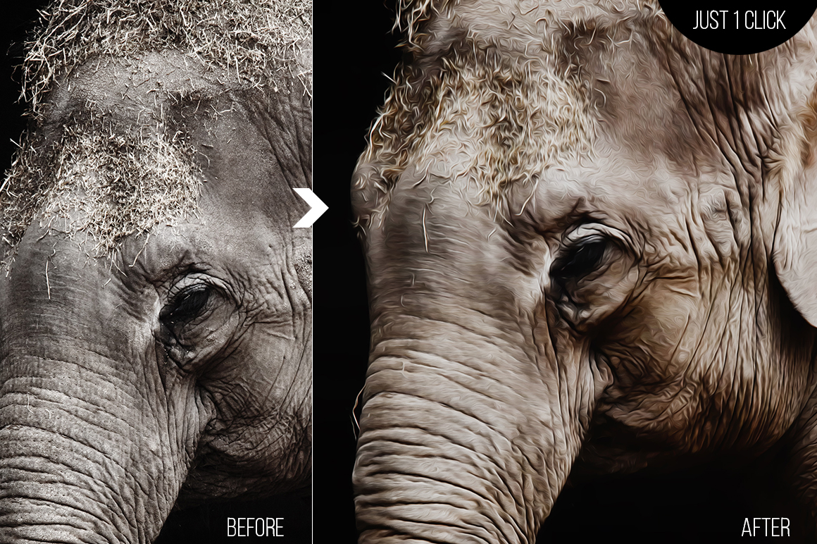 1160x772 Free Realistic Painting Photoshop Action Pixelify Best Free - Realistic Painting