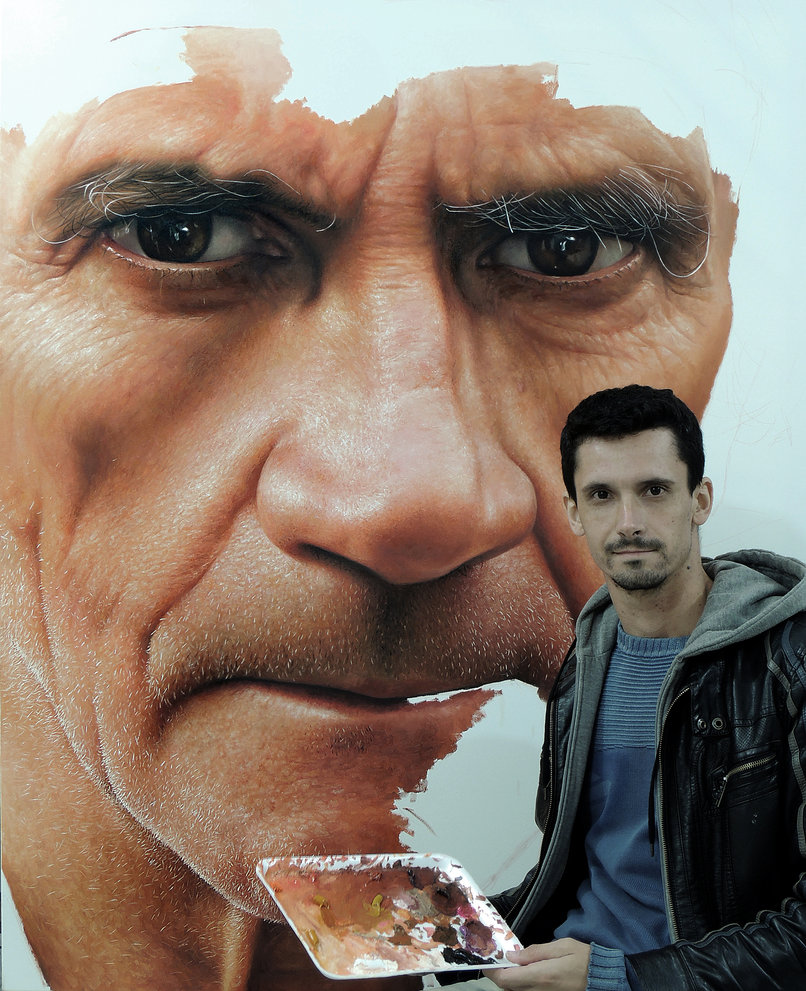 806x991 Hyper Realistic Painting Oil On Canvas By Millani By - Realistic Painting