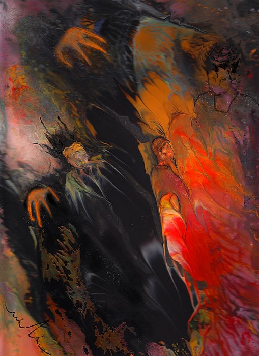 509x700 Reaper Painting By Miki De Goodaboom - Reaper Painting