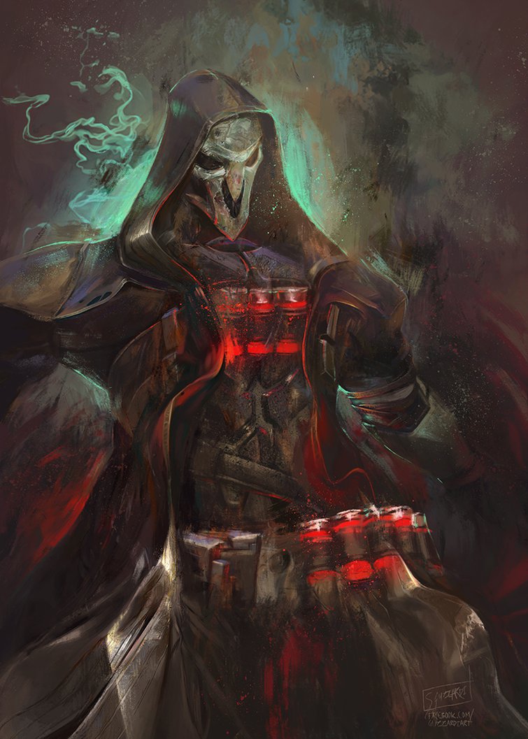 755x1057 Reaper By Guzzardi - Reaper Painting
