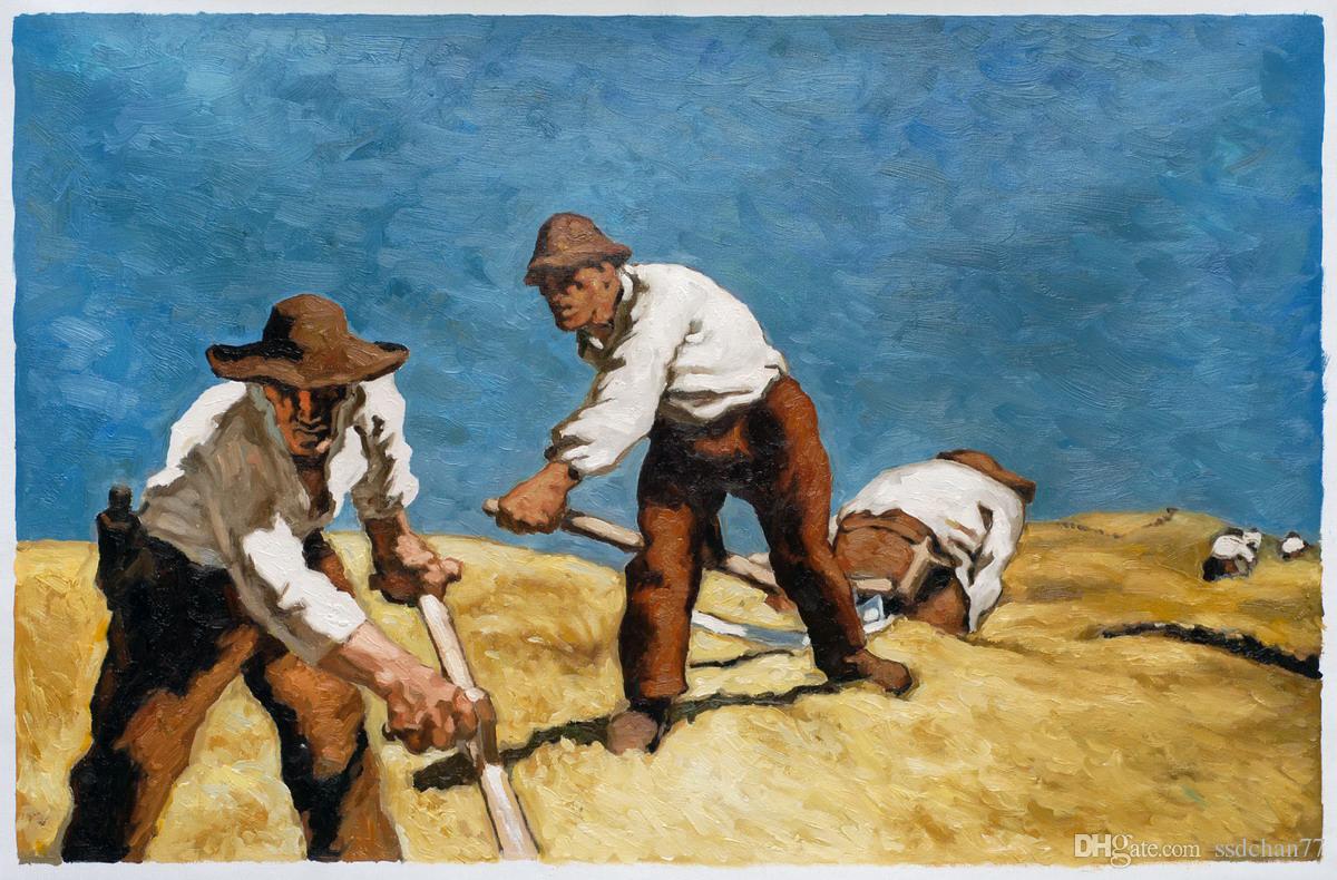 1200x790 The Reaper, Handmade Oil Painting On Canvas For Decor H 0059 Free - Reaper Painting