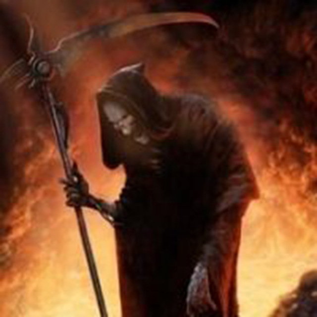 640x640 Grim Reaper Diamond Painting Cross Stitch Embroidery 5d Diy - Reaper Painting