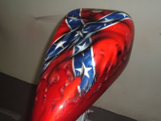 533x400 Herron Custom Paint Amp Body In California, Mo - Rebel Flag Painting