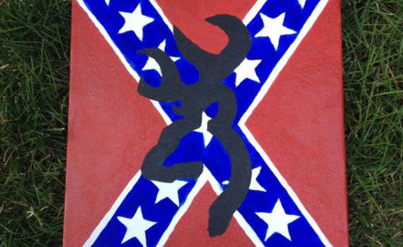 800x491 Rebel Flag Canvas Paintings Painting For Home - Rebel Flag Painting