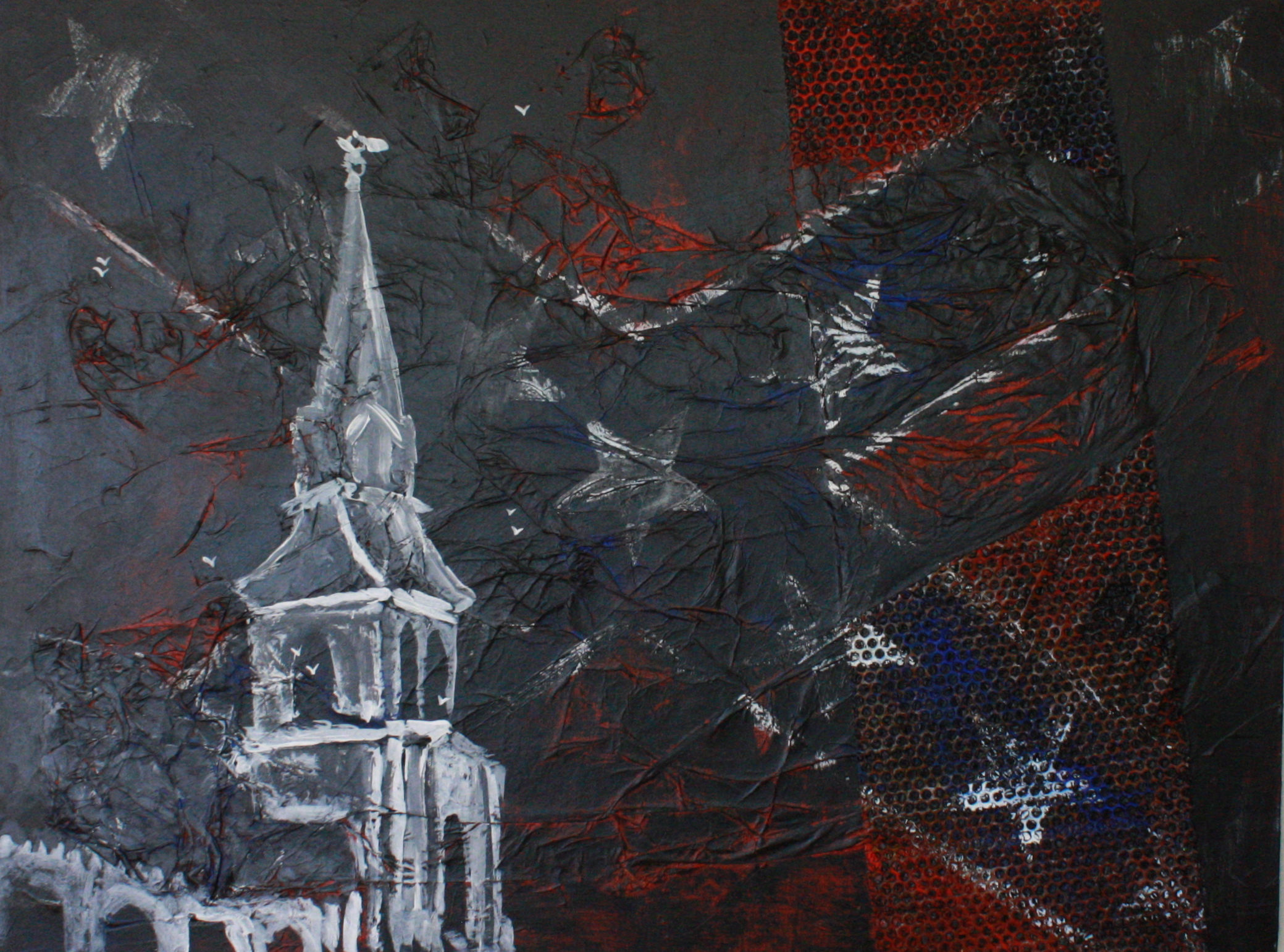 2079x1541 Rebel Yell, A Painting Against Confederate Symbols K. Ryan Henisey - Rebel Flag Painting