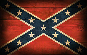 300x191 Confederate Flag Posters Fine Art America - Rebel Flag Painting