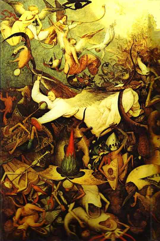 539x813 Oil Paintingthe Fall Of The Rebel Angels. 1562 - Rebel Painting