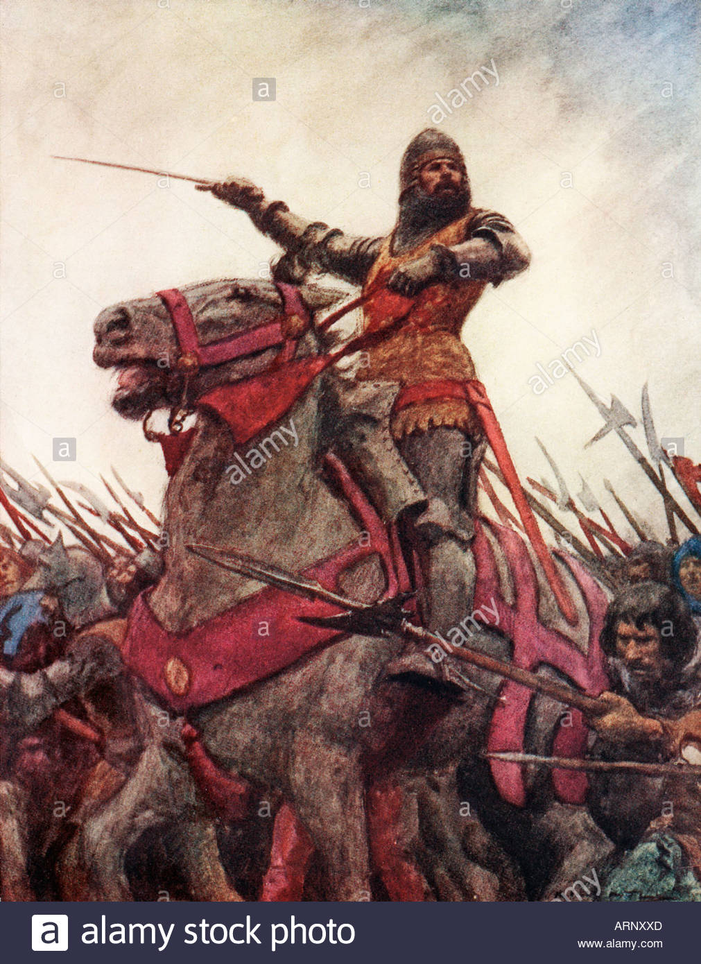 1011x1390 Owain Glendower The Welsh Rebel Leader - Rebel Painting