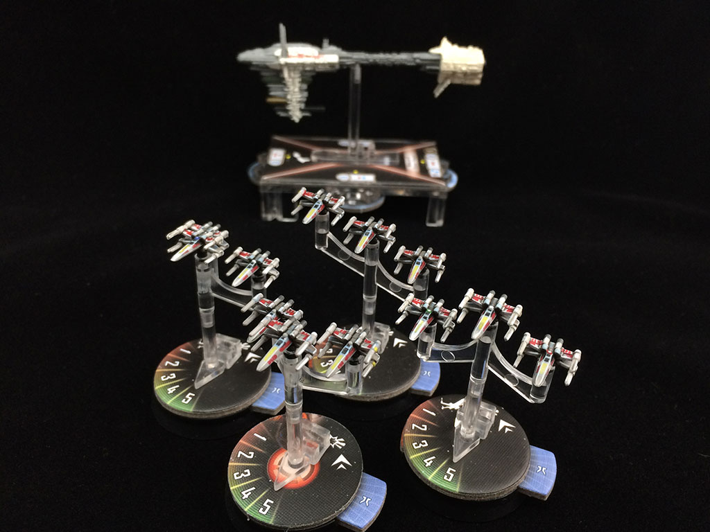 1024x768 Star Wars Armada Painting The X Wings Studio Dropship - Rebel Painting