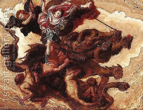 457x350 The Fall Of The Rebel Angels North Italian School Reproduction - Rebel Painting