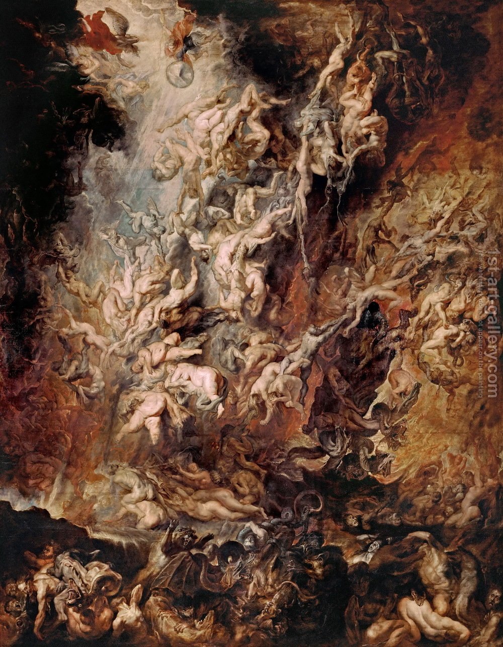 1000x1286 Fall Of The Rebel Angels Rubens Reproduction 1st Art Gallery - Rebel Painting