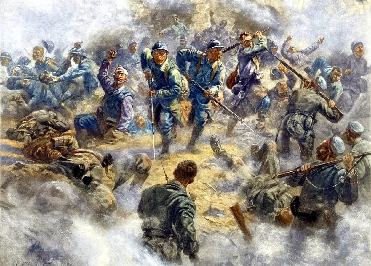 1252x900 1916 Verdun - Reconquista Painting