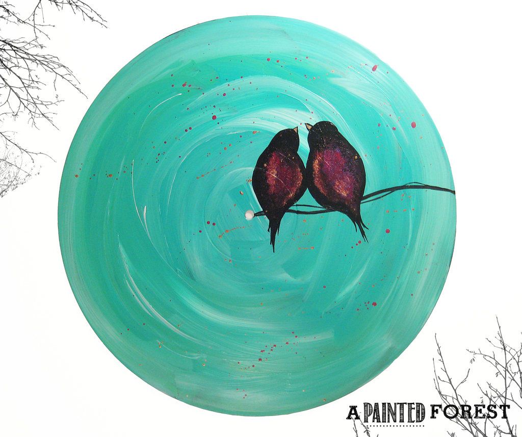 1024x857 Birds On A Wire - Record Painting