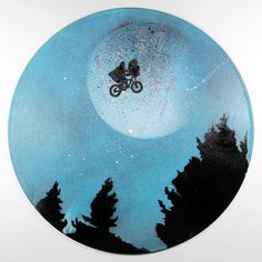 236x236 Funky And Unique Original Painted On A Vinyl Record. Upcycled Art - Record Painting