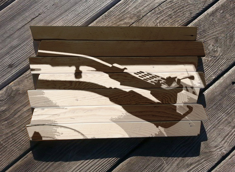 760x555 Vinyl Record Lp Painting On Reclaimed Wood Record Player Painting - Record Player Painting