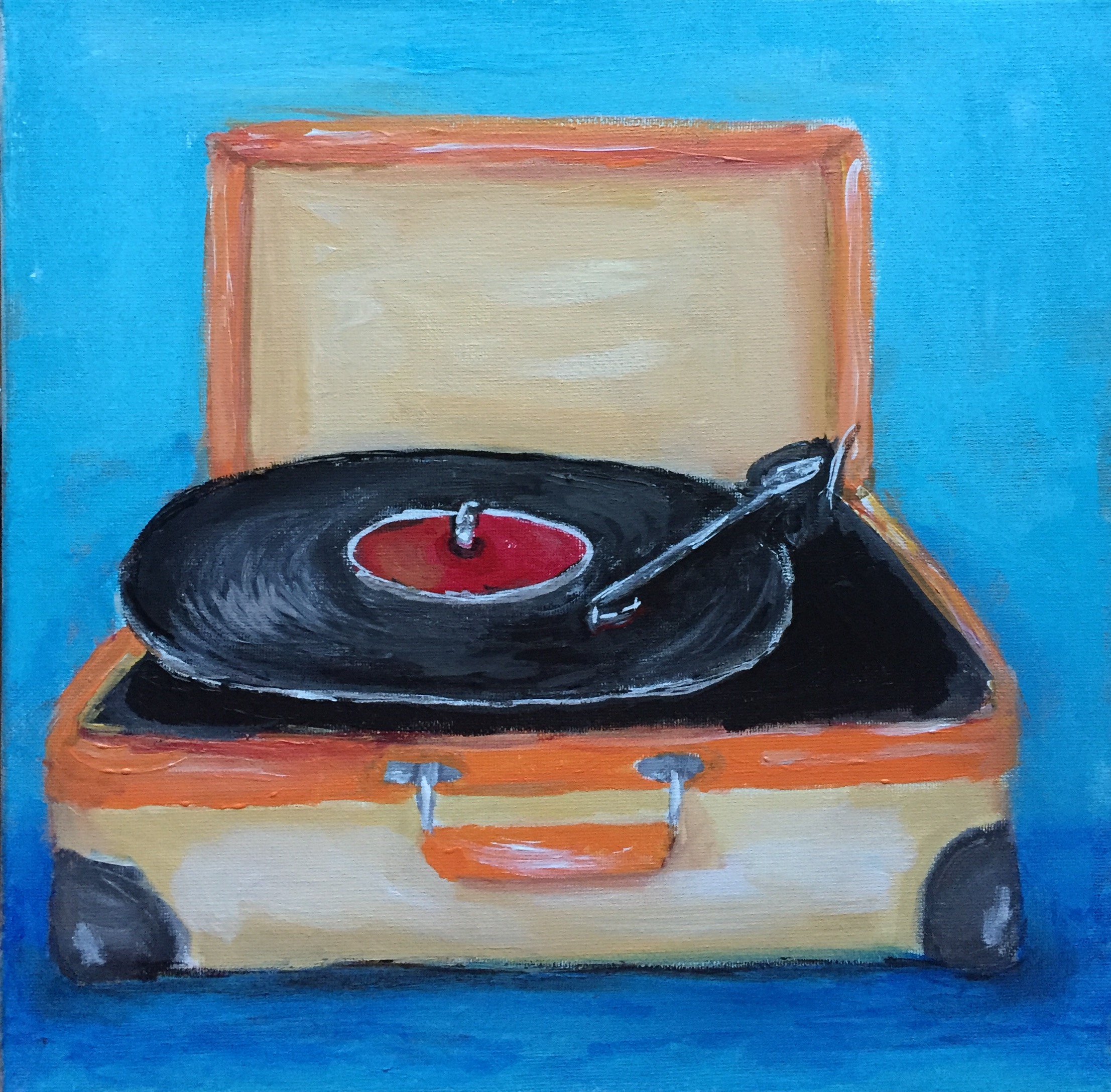 Record Player Painting at Explore collection of Record Player Painting