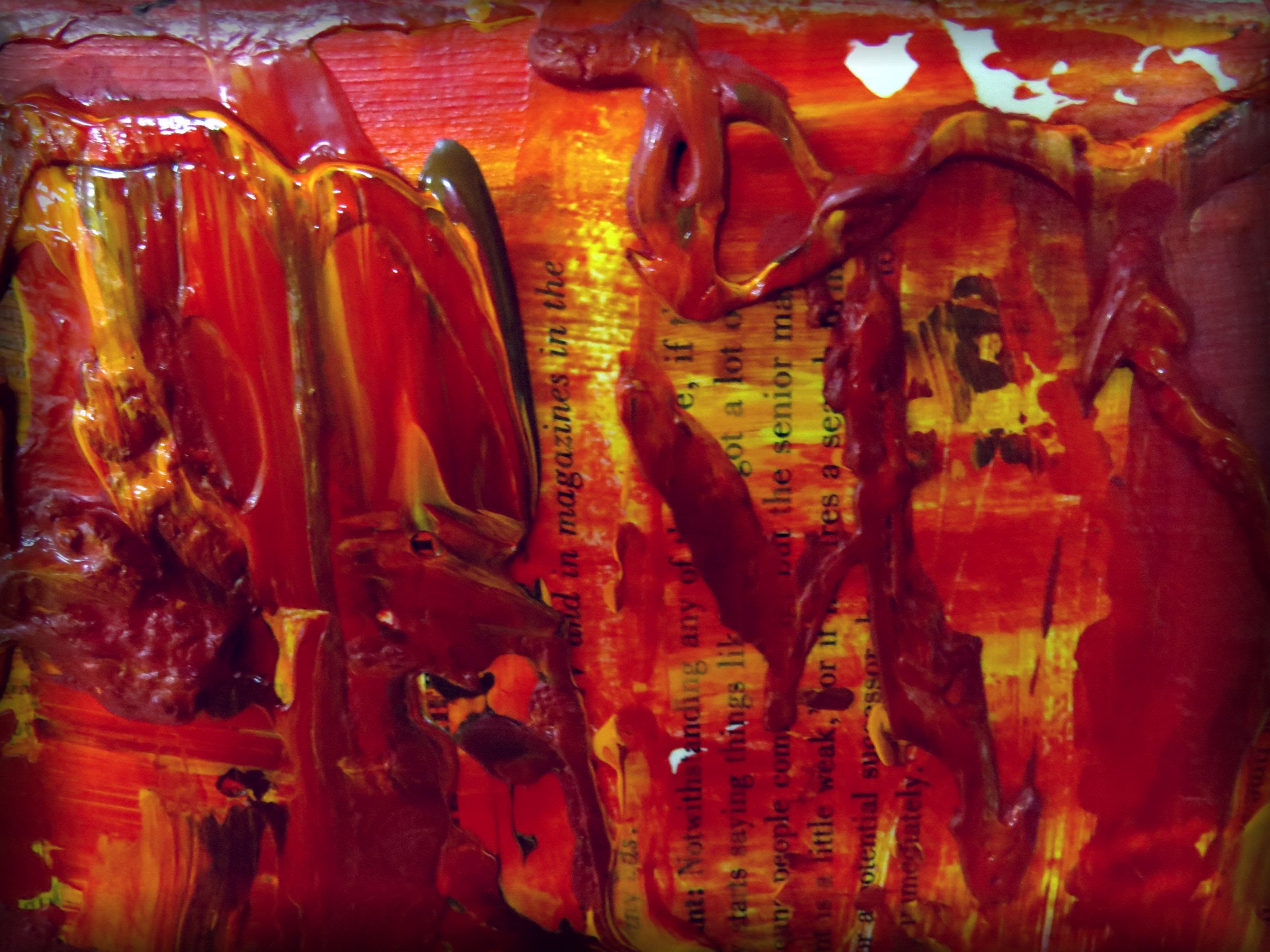 2816x2112 How To Paint A Red And Orange Textured Background (Abstract - Red Abstract Painting