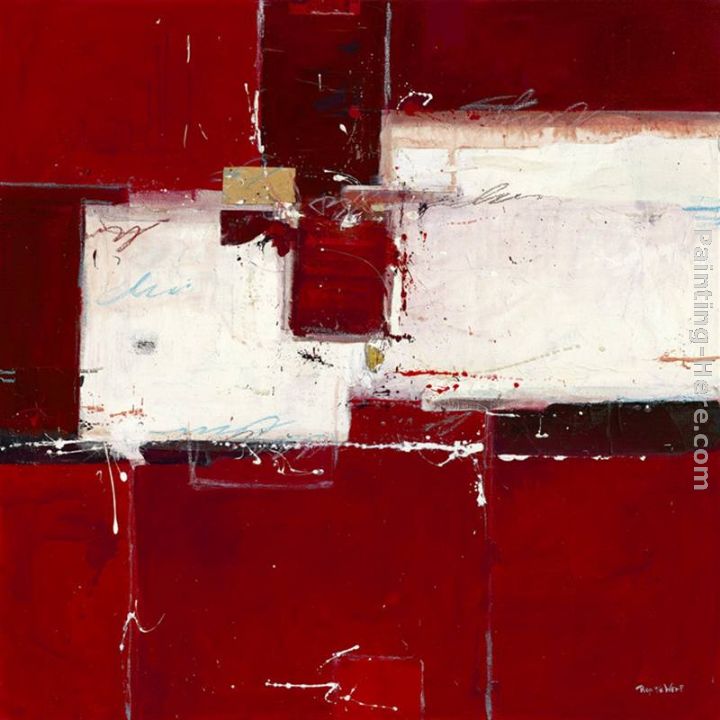 720x720 2011 Red Abstract I Painting Anysize 50% Off - Red Abstract Painting