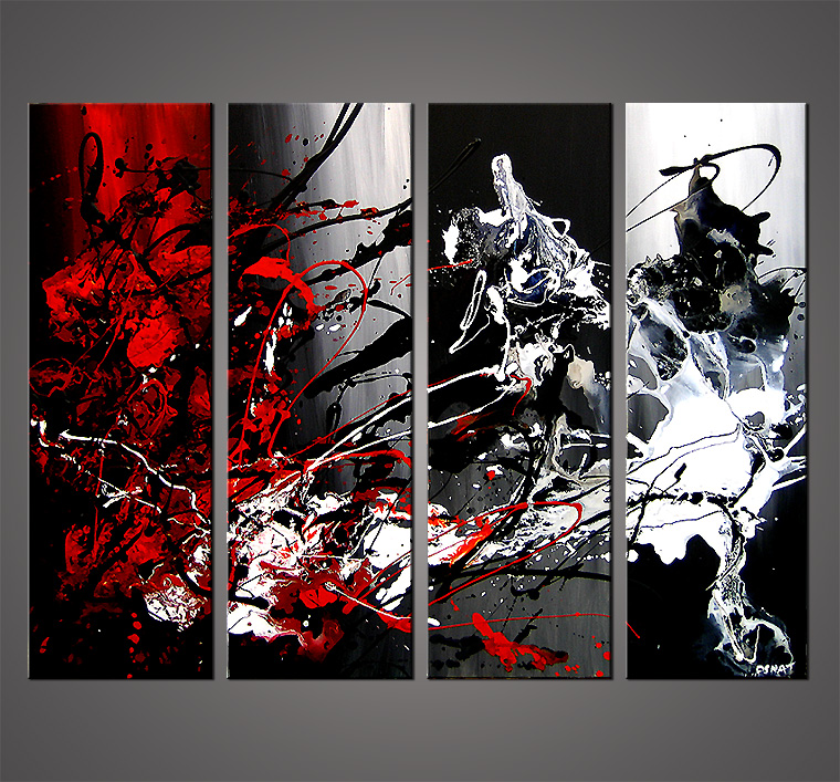 760x707 Painting - Red And Black Painting