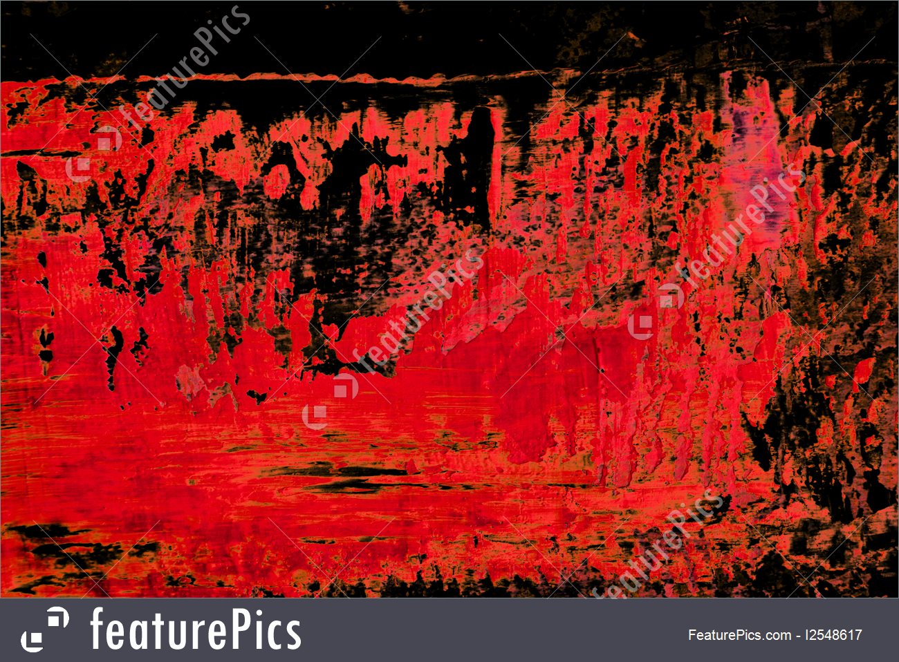 1300x958 Painting Art Red And Black Abstract Painting - Red And Black Painting