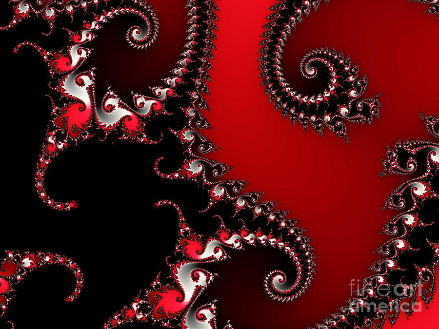 900x675 The Red And Black Painting By Tatjana Popovska - Red And Black Painting