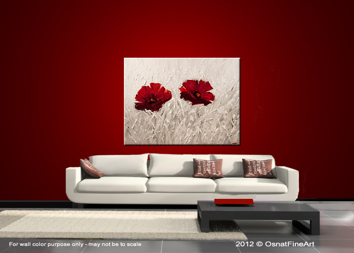 700x500 Painting - Red And White Painting