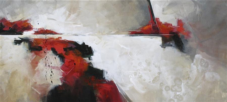 900x403 Red, White, Etc Karen Hale - Red And White Painting