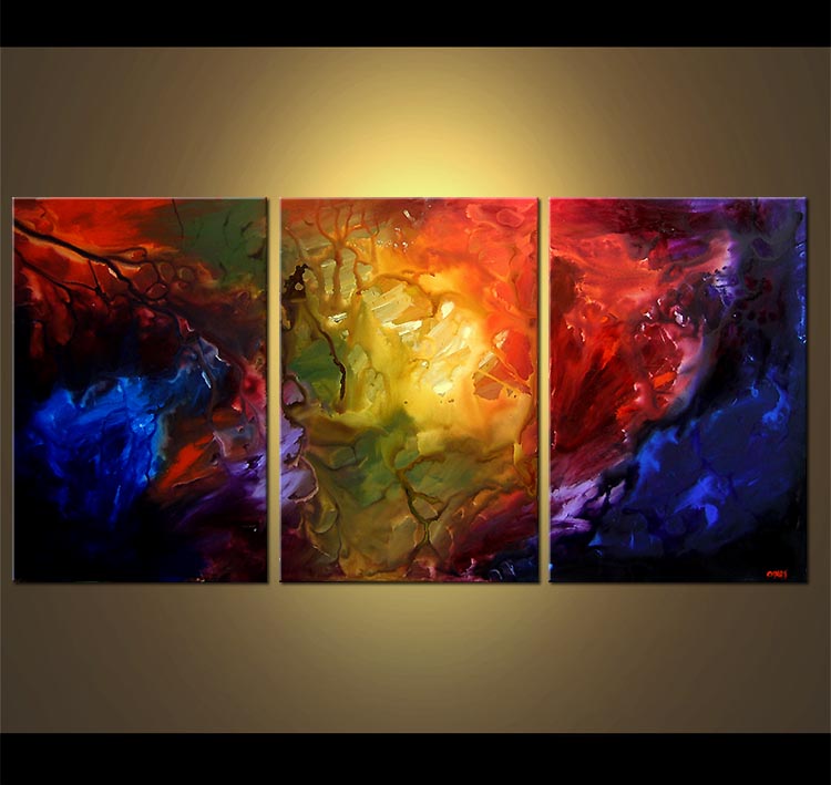 Red And Yellow Abstract Painting at PaintingValley.com | Explore ...