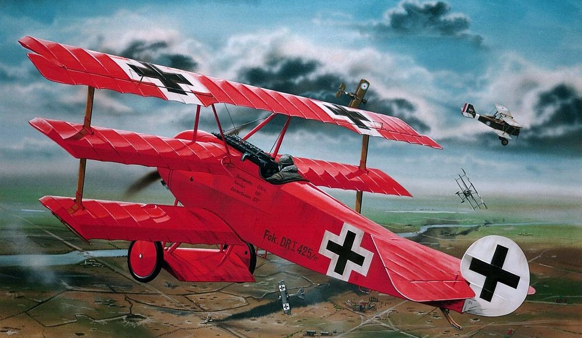 1189x692 Rules Of Engagement Eight Air Combat Maxims The Red Baron - Red Baron Painting