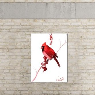 330x330 Alcott Hill - Red Bird Painting