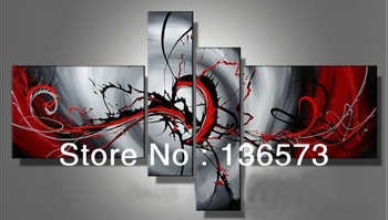 350x199 Cheap Red Black Abstract Painting, Find Red Black Abstract - Red Black Painting