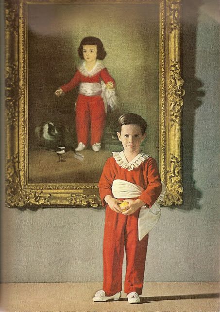 453x640 Don Manuel The Little Red Boy Vogue December 1962 John Rawlings - Red Boy Painting