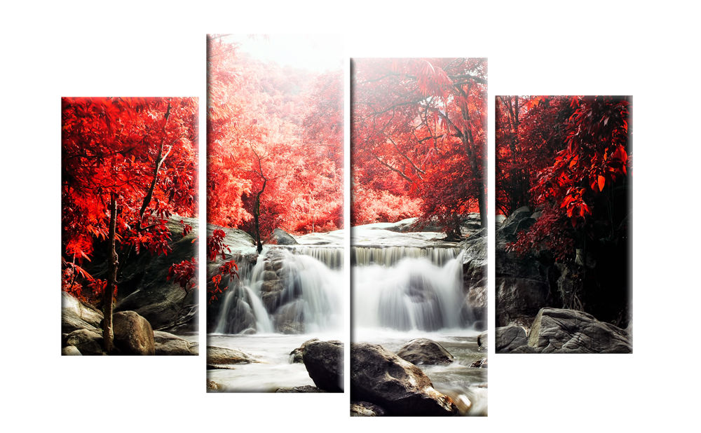 1000x618 Wall Art Elegance Design For Red Canvas Wall Art Red Wall - Red Canvas Painting