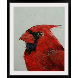 310x310 Red Cardinal Pictures Wayfair - Red Cardinal Painting