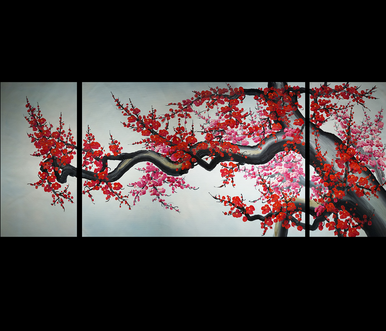 Red Cherry Blossom Painting at PaintingValley.com | Explore collection ...