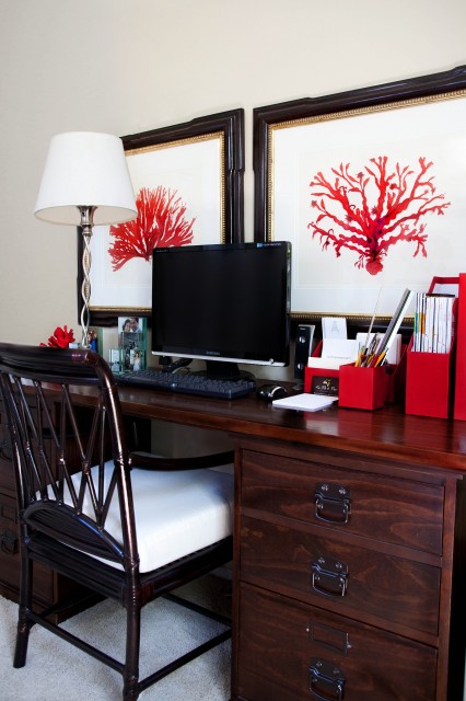 426x640 Diy Friday How To Mimic This Red Coral Painting - Red Coral Painting