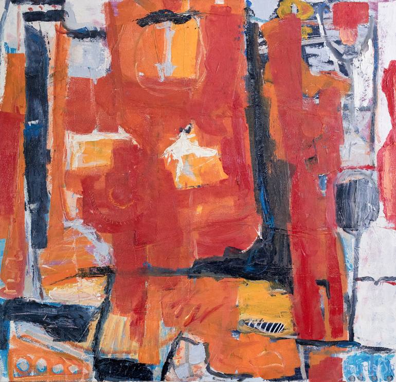 770x743 Saatchi Art Red Coral Painting By Eigirdas Scinskas - Red Coral Painting