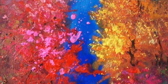 333x166 Weekly Painting Red Coral Photo To Hand Paintings - Red Coral Painting