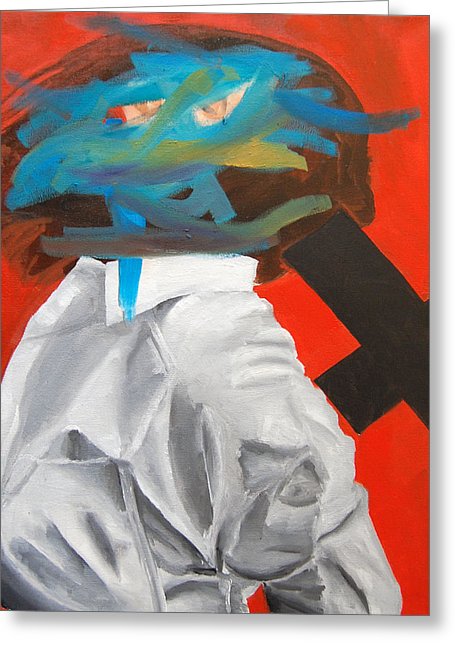 455x646 Red Cross Painting By Shane Cunningham - Red Cross Painting