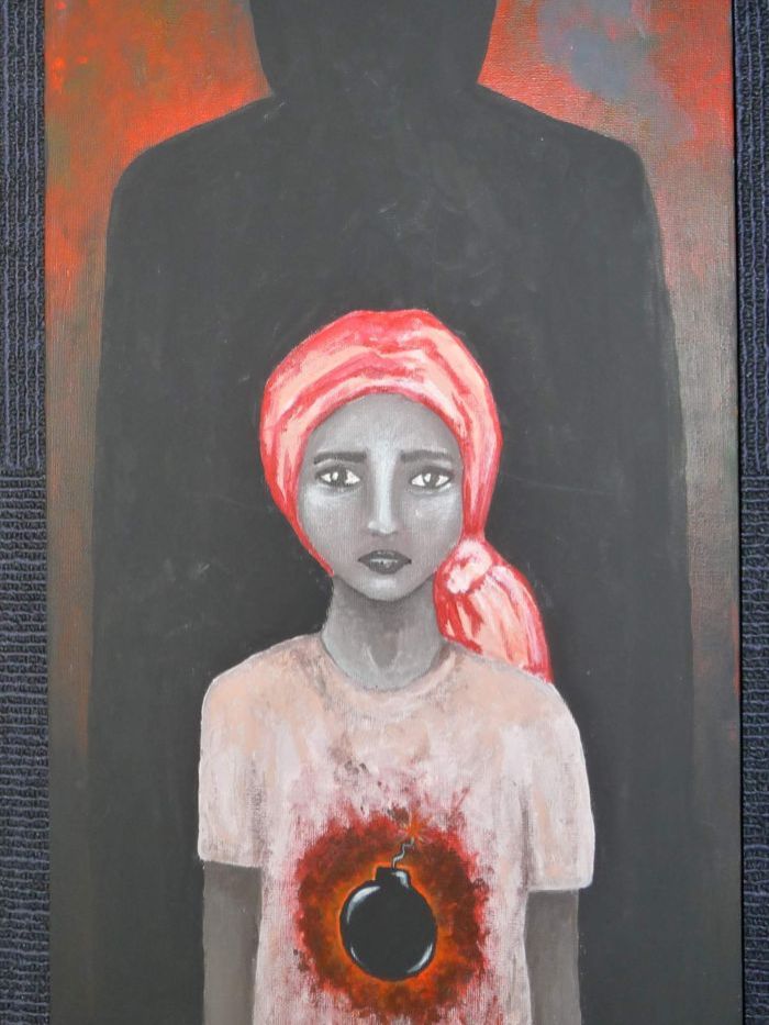 700x933 Red Cross Student Art Prize Even Wars Have Laws Attracts Entries - Red Cross Painting