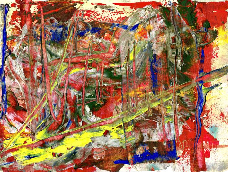770x579 Saatchi Art The Red Cross Painting By Alan Gross - Red Cross Painting