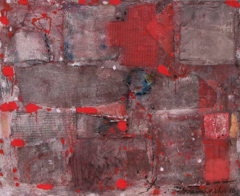 770x630 Saatchi Art The Red Cross. Painting By Alexander Konovalov - Red Cross Painting