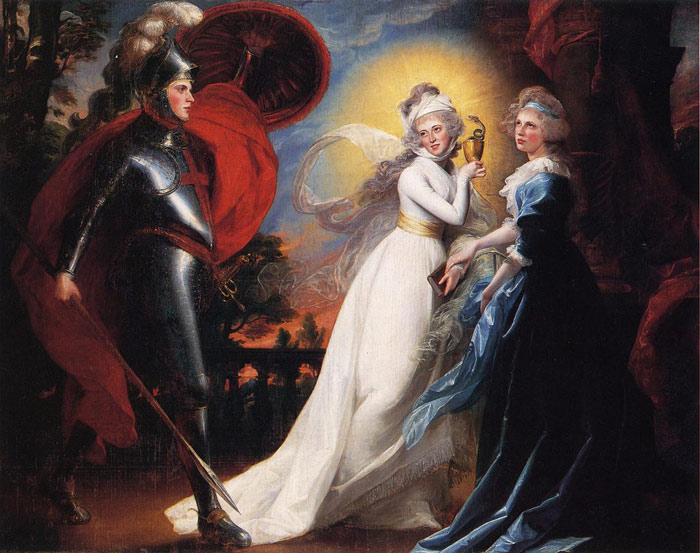 700x553 The Red Cross Knight, 1793 - Red Cross Painting