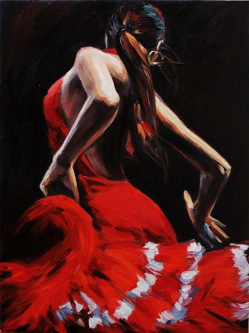 486x648 46 Best Oil Paintings Images Canvases, Oil - Red Dancer Painting