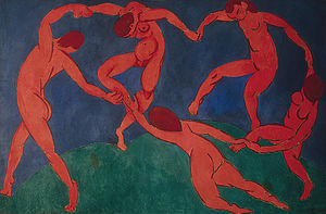 300x197 Dance (Matisse) - Red Dancer Painting